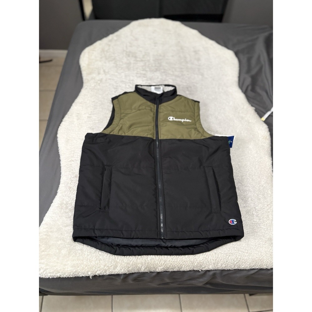 New Champion Mens Full Zip Jacket Vest Size Medium